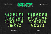 Kelmora - Retro Gothic Tattoo Font, a Blackletter Font by Letterara (Thumbnail 11 of 15)