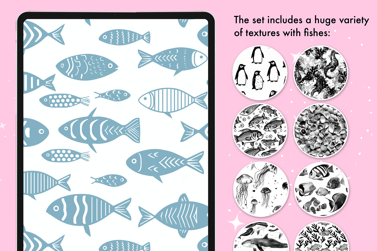 Procreate Ocean & Sea texture brush, a Brush Add-On by Revabrush (Photo 3 of 5)