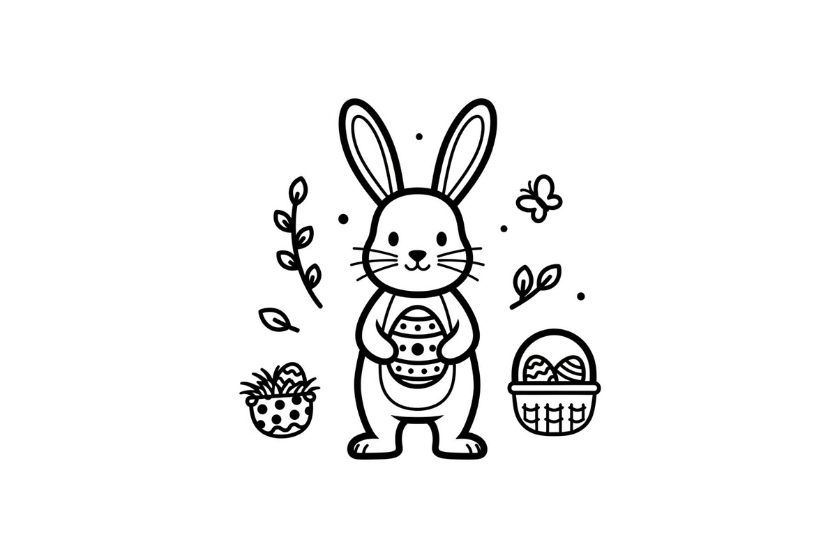 Happy Easter Bunny Vector Bundle, an Illustration by jahid234 (Photo 20 of 51)