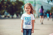 Kids T-Shirt Mock-Up Vol 3, a Shirt Mockup by Freeman Studio (Thumbnail 11 of 12)