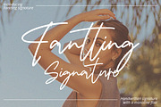 Fantting - Handwritten Signature, a Handwritten Font by tebaltipislab (Thumbnail 1 of 9)