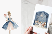 Winter Ballet Clipart Set, a Decorative Illustration by Pati Paints (Thumbnail 8 of 11)