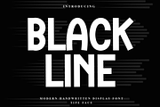 Black Line, a Script Font by InermediaSTUDIO (Thumbnail 1 of 8)