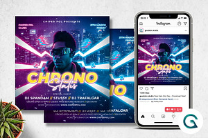 Night Club Flyer Template, a Flyer Template by Geelator Studio