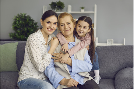 Family portrait of smiling women of, a Person Photo by StudioRomantic
