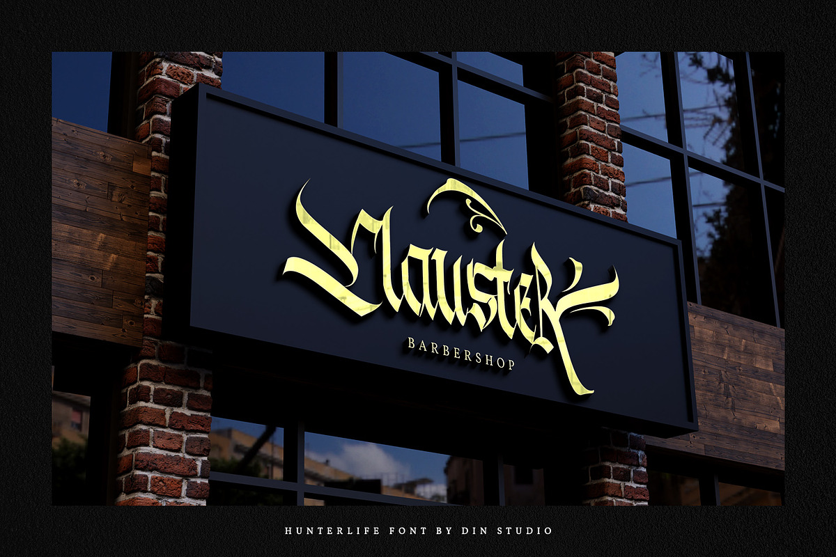 Hunterlife, a Blackletter Font by Vintage Division (Photo 6 of 10)