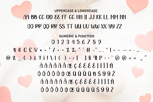 Heart Baby Script Font