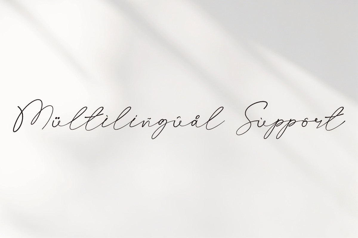 Hovelyn Signature, a Script Font by JNJ Studio (Photo 9 of 10)