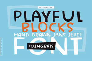 Playful Blocks – Fun & Friendly Font