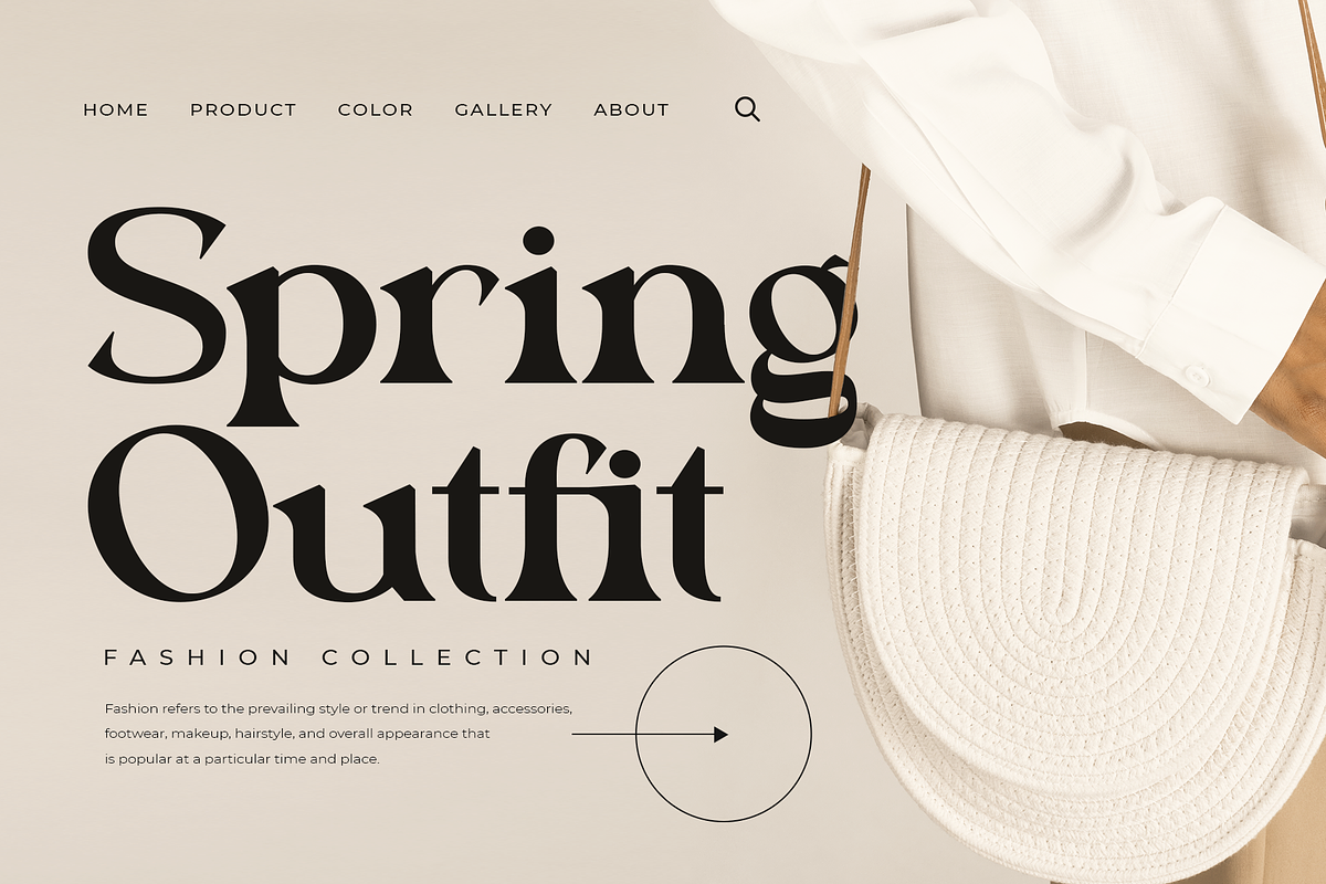Virey- Modern Elegant Serif, a Serif Font by StoricType (Photo 8 of 11)