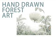 Abstract forest art set, an Illustration by fei long (Thumbnail 5 of 10)
