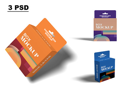 Hanging Box Mockup, a Product Mockup by Designbuys