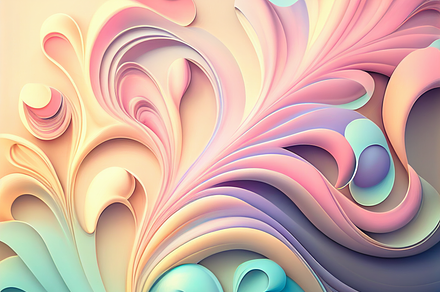 Abstract Pastel Easter Design
