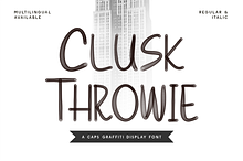 Clusk Throwie - Caps Graffiti