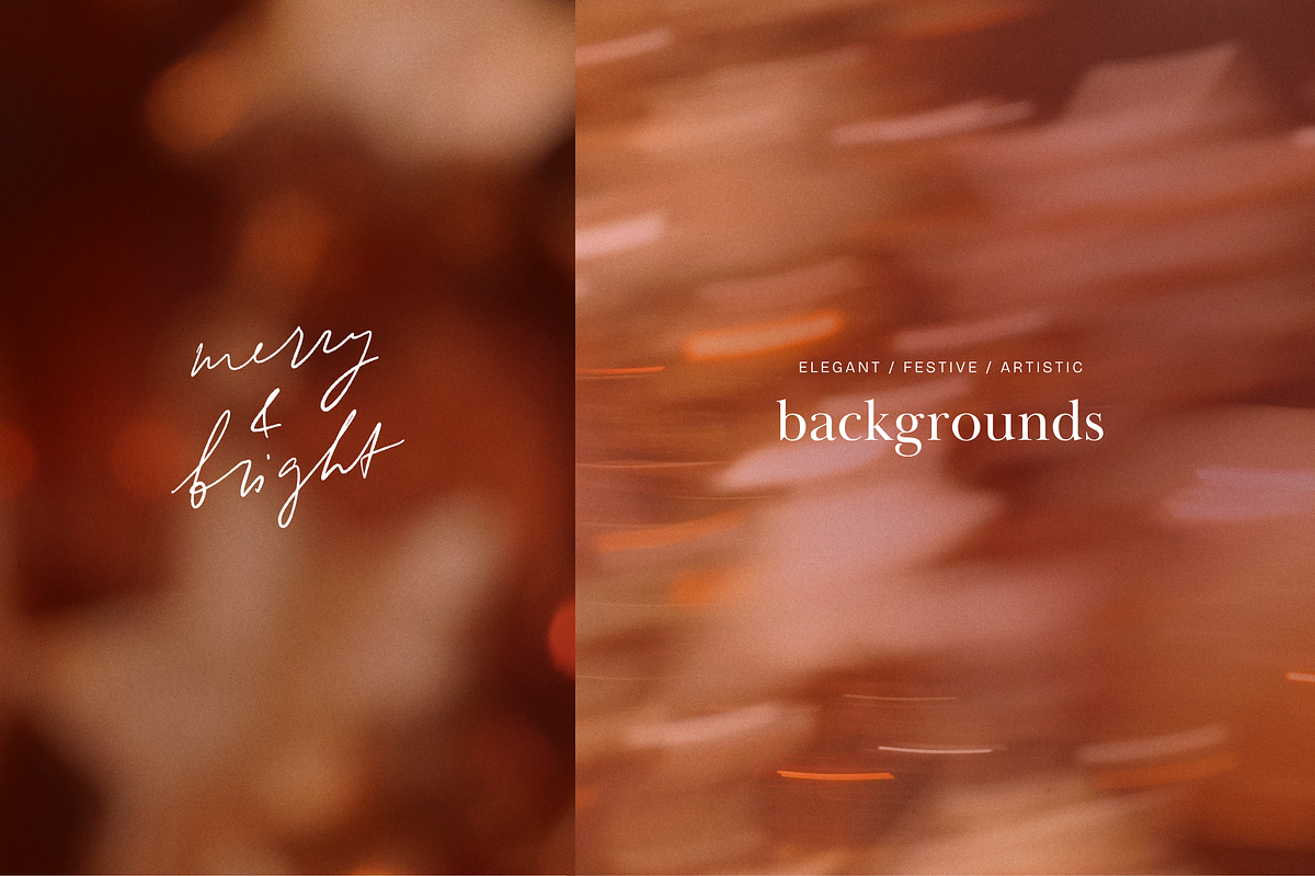 Warm Abstract Christmas Backgrounds, a Background Graphic by eclosque (Photo 3 of 34)