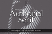 Authorial Serif Multilingual Font, a Serif Font by LunaCco Design (Thumbnail 1 of 6)