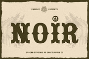CS Noir – Tuscan Font, a Sans Serif Font by Craft Supply Co. (Thumbnail 1 of 8)