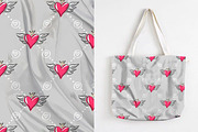 Set: seamless pattern with hearts, a Pattern Graphic by Melniklenart (Thumbnail 2 of 10)
