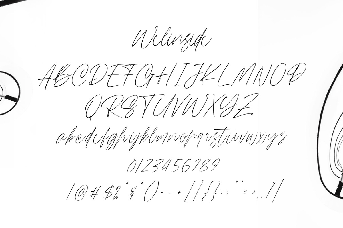 Welinside - Handwritten Font preview 7