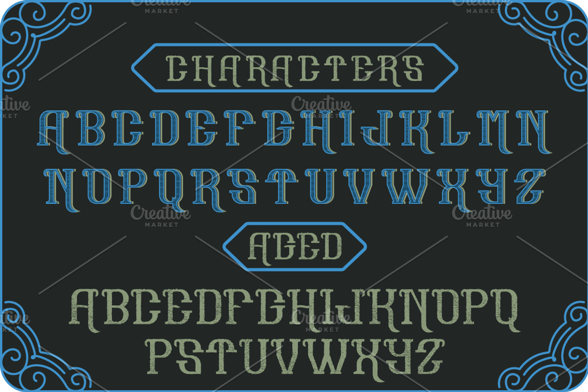 Hoodlum label font preview 2