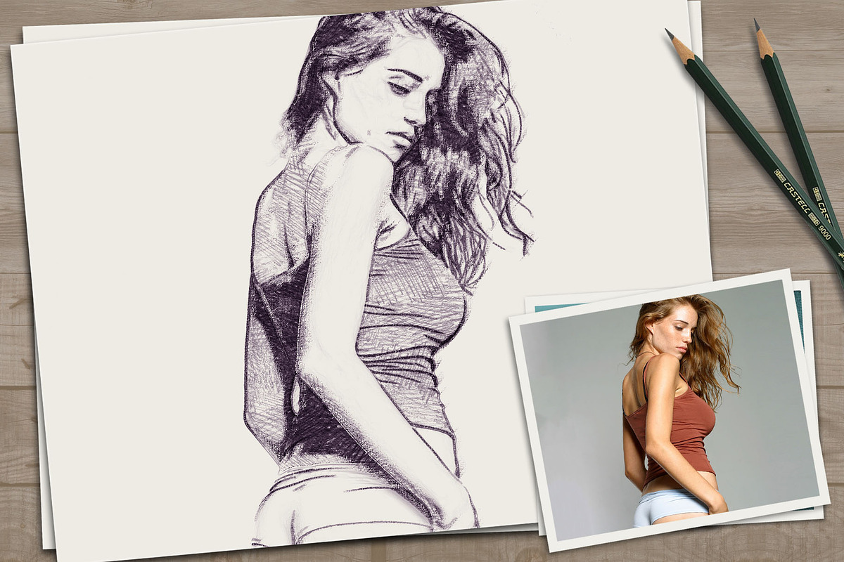 Sketch Art, an Action Add-On by g design (Photo 2 of 12)