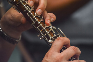 Oboe keys 2 stock photo containing oboe and english horn