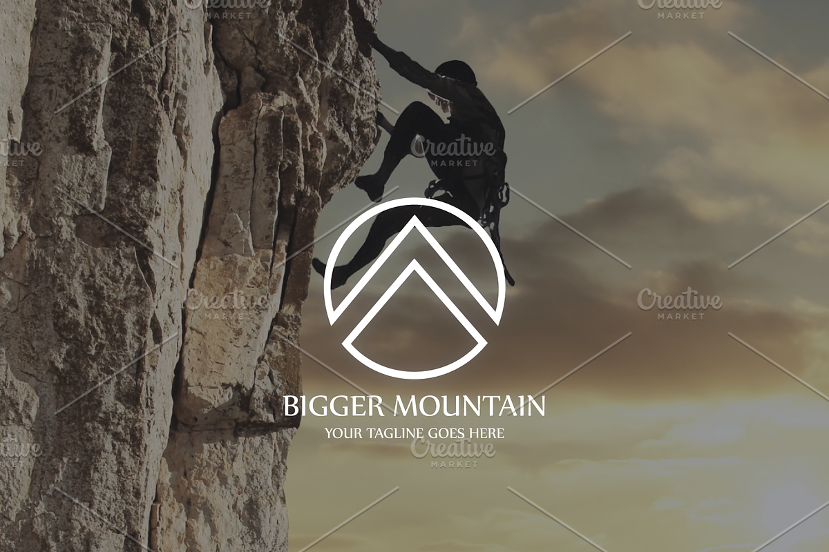 Bigger Mountain Logo, a Branding & Logo Template by MLJ studios (Photo 1 of 7)