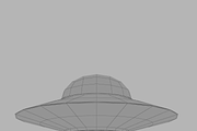 Flying saucer UFO simple High LowPol, a Cars & Vehicle 3D Model by CGTech (Thumbnail 6 of 15)