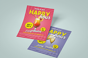 Happy Hour Flyer, a Flyer Template by Tzochko (Thumbnail 1 of 5)