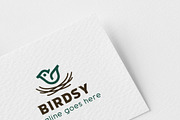 Bird Nest Nature Vector Logo, a Branding & Logo Template by GladicMonster (Thumbnail 4 of 14)