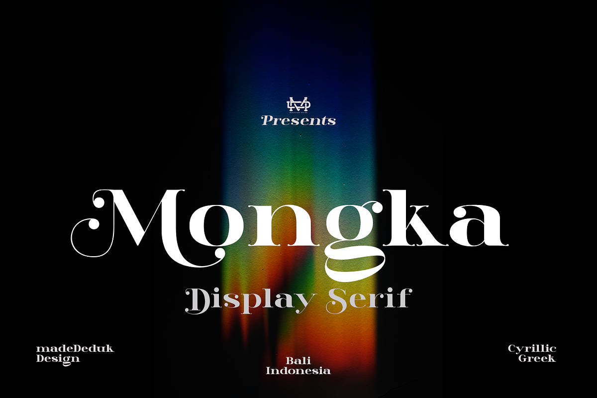 Mongka Display Font, a Serif Font by madeDeduk (Photo 1 of 10)