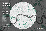 London Map – Forest Green, an Illustration by MetroMaps (Thumbnail 2 of 3)