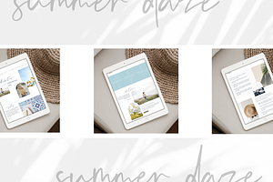 Summer Daze - Wix Website Template