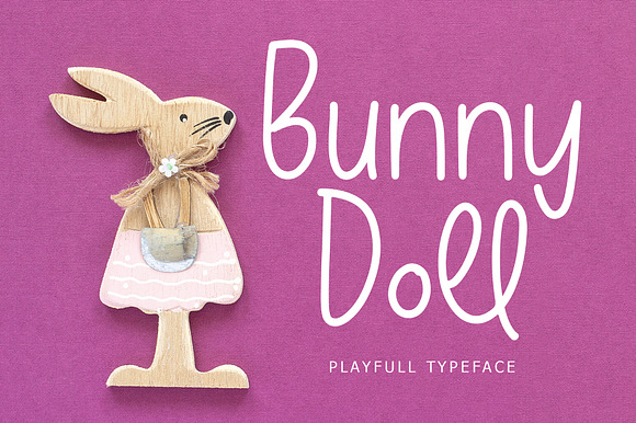 Bunny Doll Playful Handwritten Font preview 8