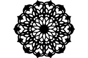 Black Ornate Mandala Designs, an Object Graphic by Designer_Momina (Thumbnail 6 of 10)