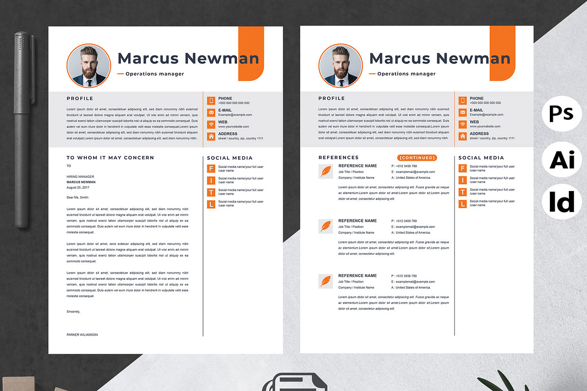 Minimal Resume Design, a Resume Template by Attractive Resume (Photo 3 of 3)