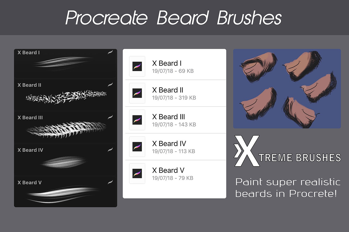 Procreate MEGA BUNDLE! (1K+ BRUSHES), a Brush Add-On by Extreme Brushes (Photo 22 of 47)