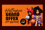 Halloween Web Banner Ads Template, an UI Kit Template by CreativeShaper (Thumbnail 2 of 4)