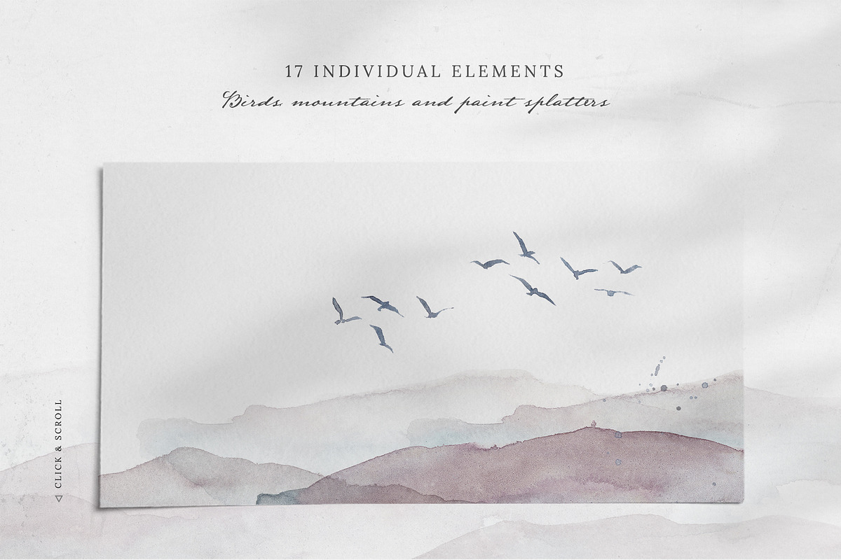 Abstract Watercolor Landscapes, a Texture Graphic by Greta Ivy (Photo 5 of 8)