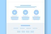 Modern Landing Page Wireframe, a Landing Page Template by ContestDesign (Thumbnail 5 of 6)