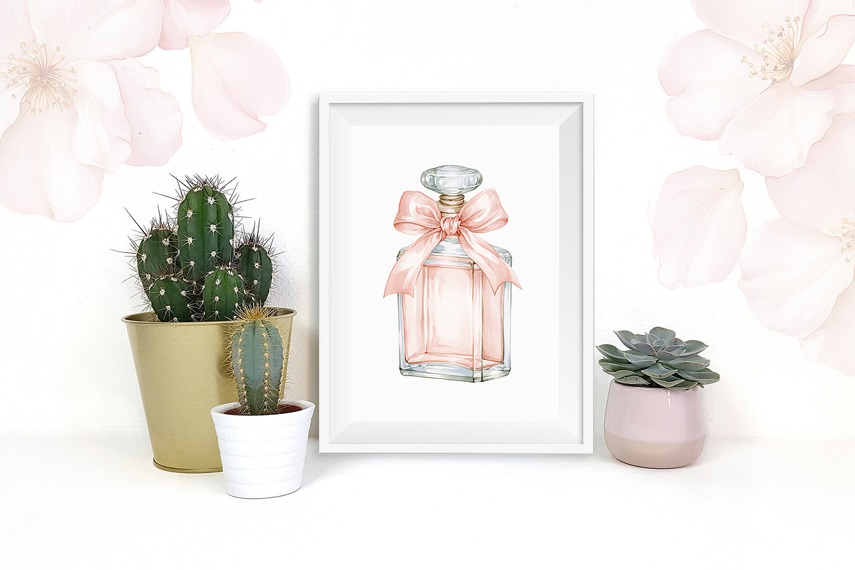 Vintage Perfume 10 Cliparts PNG, an Object Illustration by NataliMiasStore (Photo 3 of 3)