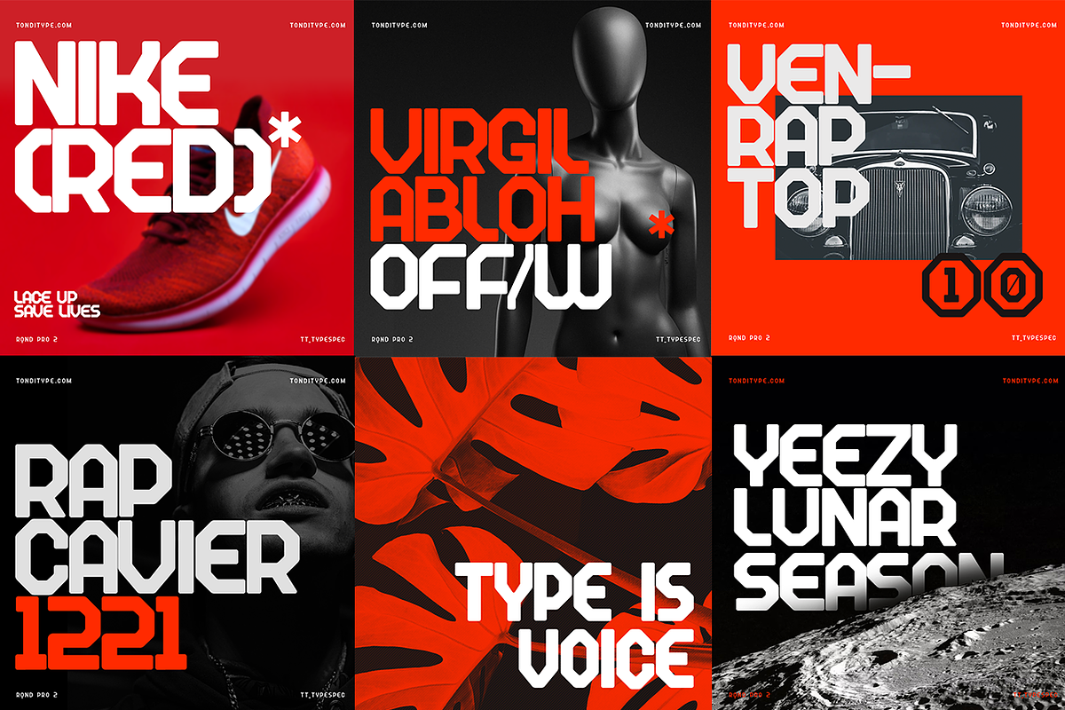 RQND Pro 2 - Type System (20 fonts ), a Sans Serif Font by Tondi Type Studio (Photo 20 of 25)