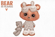 Bear in pajamas, an Animal Illustration by designs.svkl (Thumbnail 3 of 6)