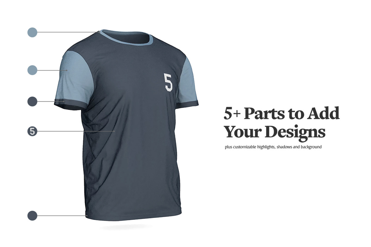 Men's T-shirt Mockup - 3D Stager, a Shirt Mockup by rebrandy (Photo 7 of 15)