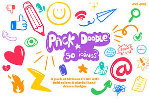 50 Icons Colorful Pop UI Kit, an Icon by LorellaC