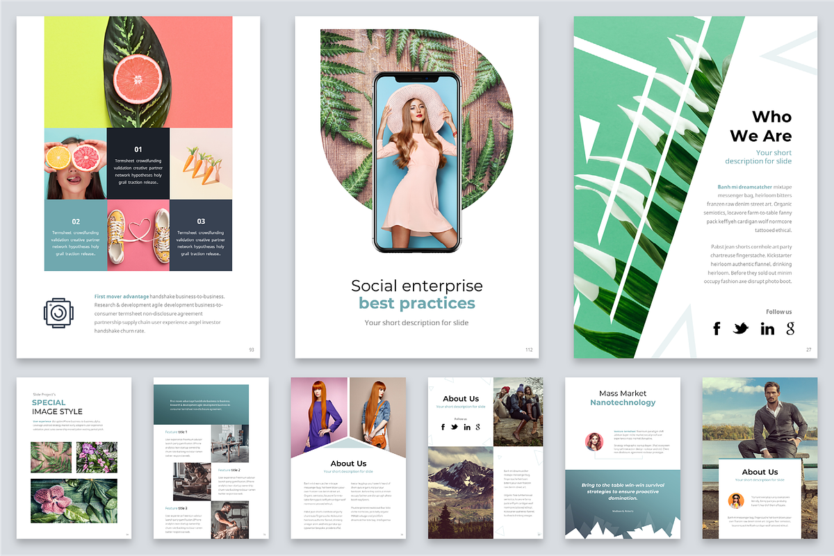 Portal Modern Template Bundle, a Presentation Template by Reshapely (Photo 23 of 36)