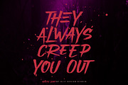 Mistery Zero Typeface, a Script Font by alit design (Thumbnail 6 of 15)