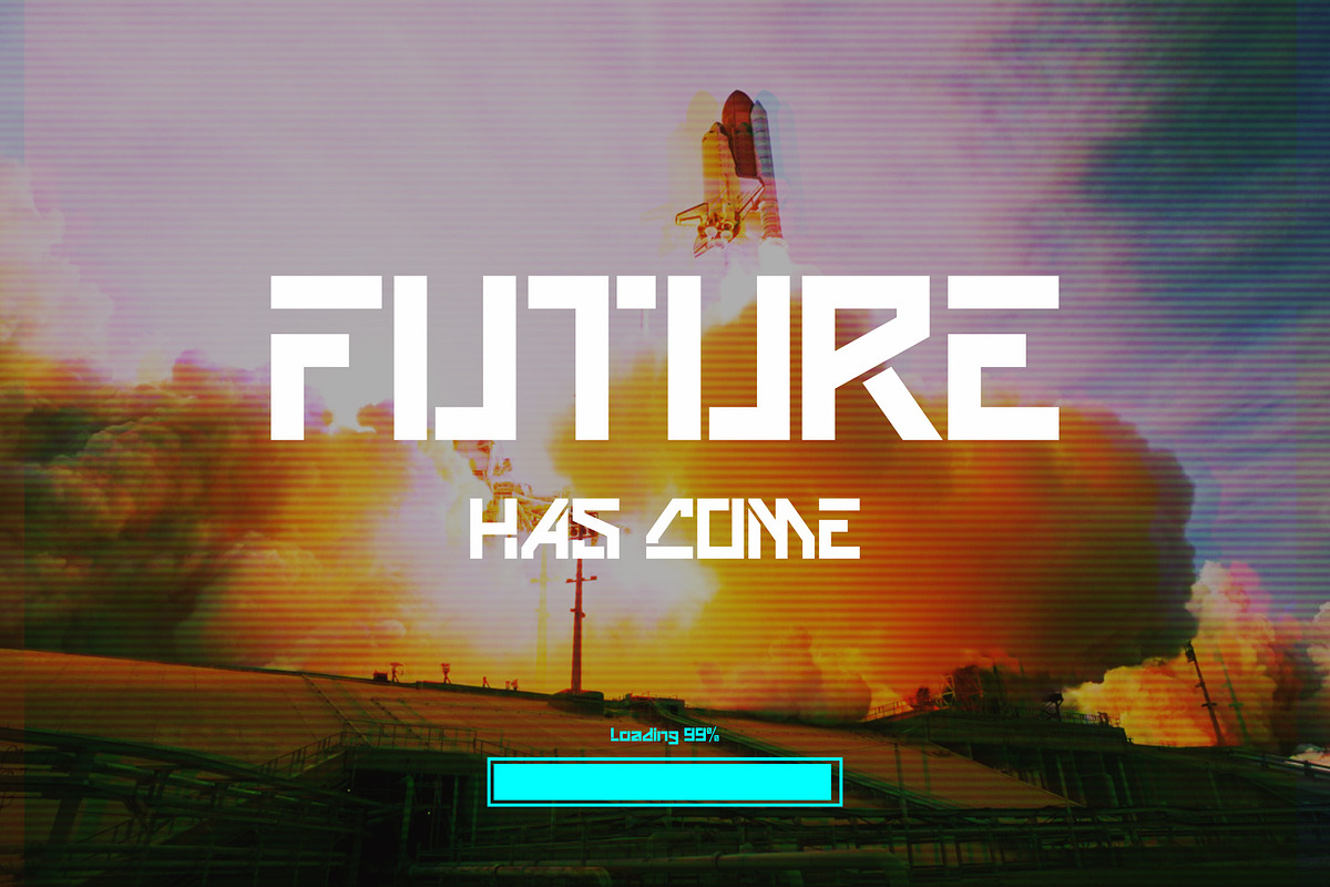The Savior | Futuristic Font preview 2