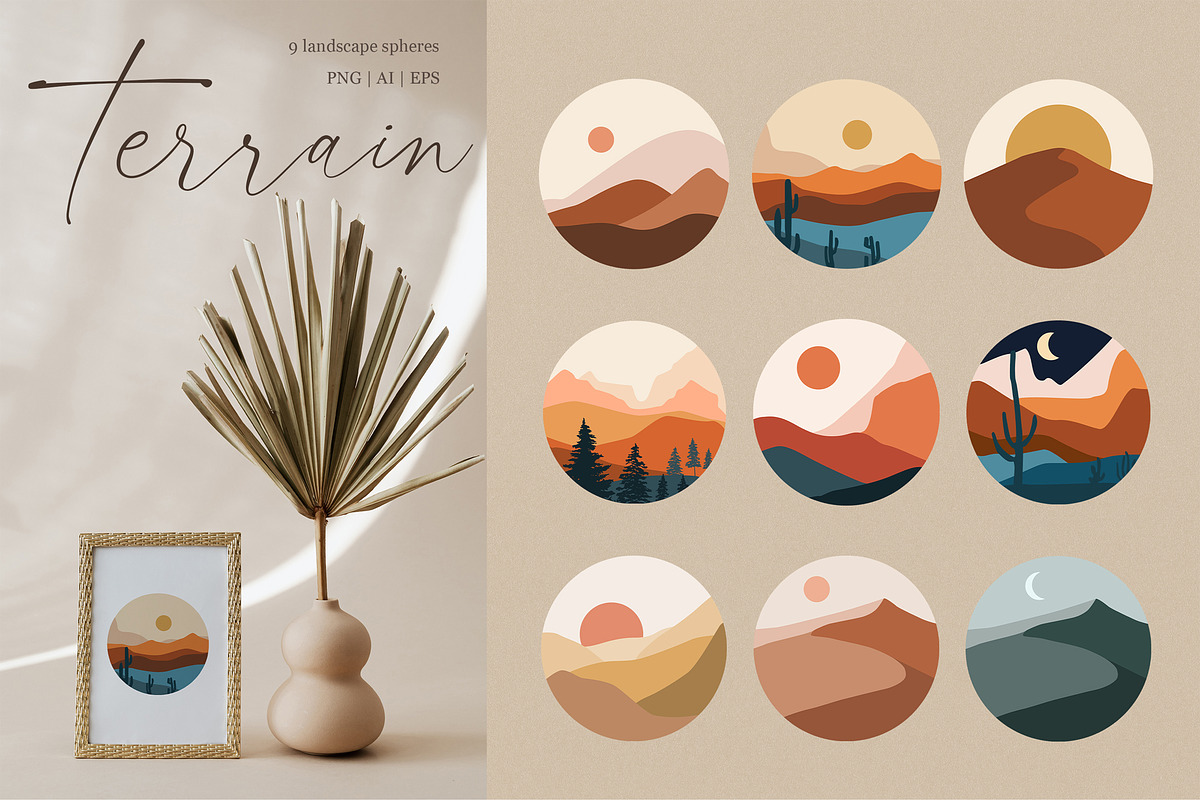 Terrain Abstract Landscape, an Illustration by Backyard Rose (Photo 14 of 16)