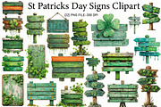 St Patricks Day Signs Clipart, an Illustration by Designworld (Thumbnail 1 of 5)
